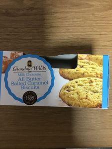 Salted caramel biscuits