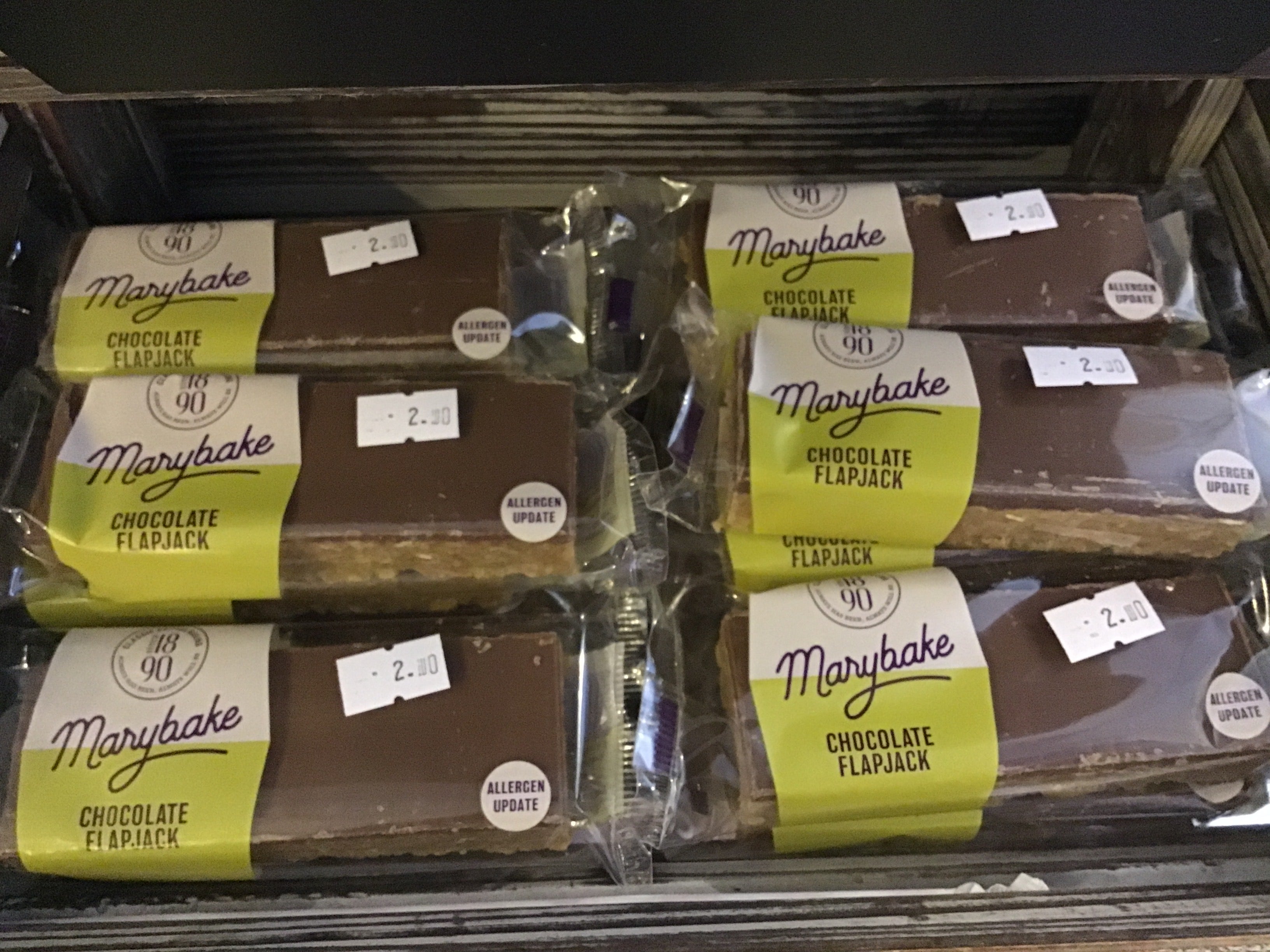 Marybake choc flapjack