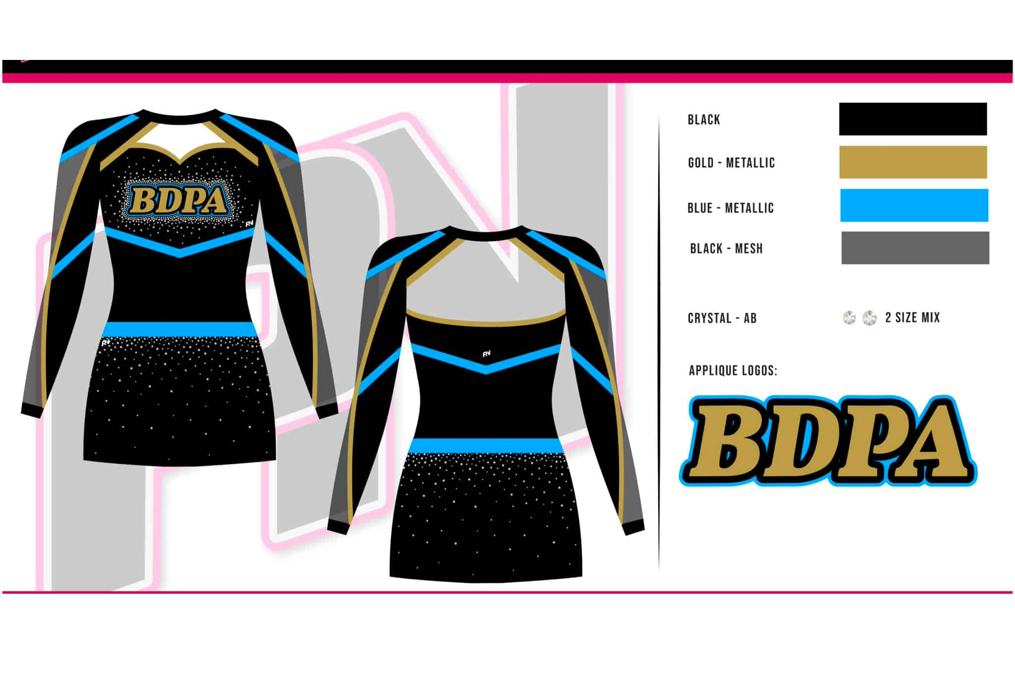 CHEERLEADING UNIFORM
