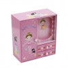 Pink Moving Star wardrobe jewellery box with ballerina and cat.