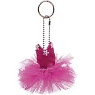 FUSCHIA TUTU KEYRING